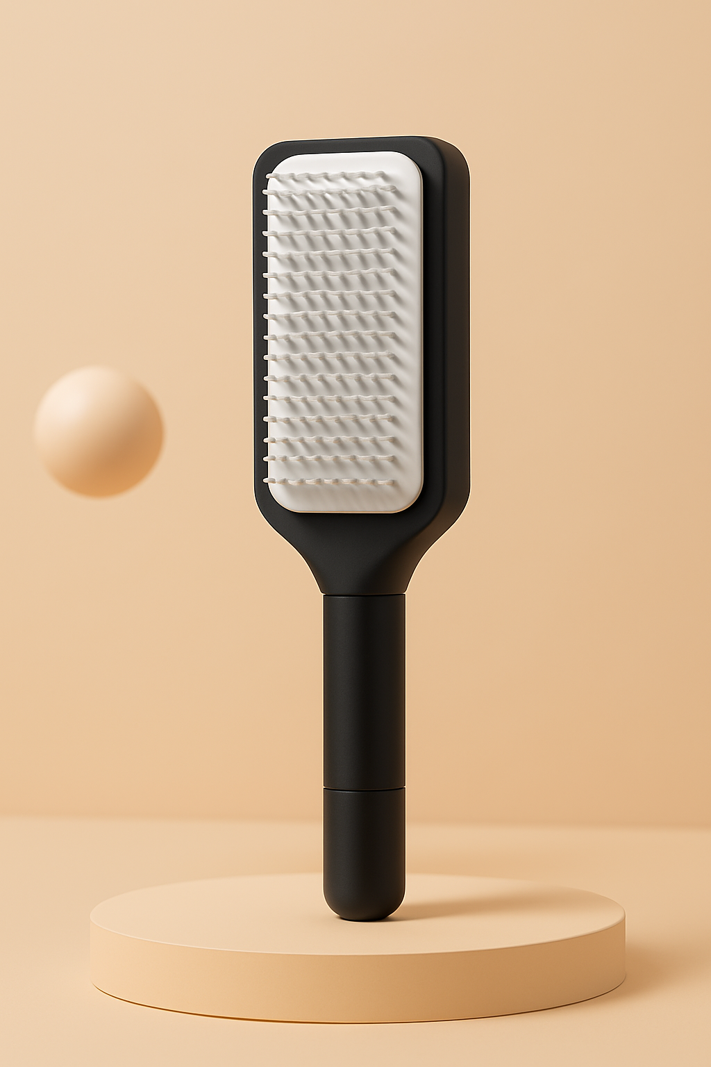 Självrengörande Roterande Hårborste