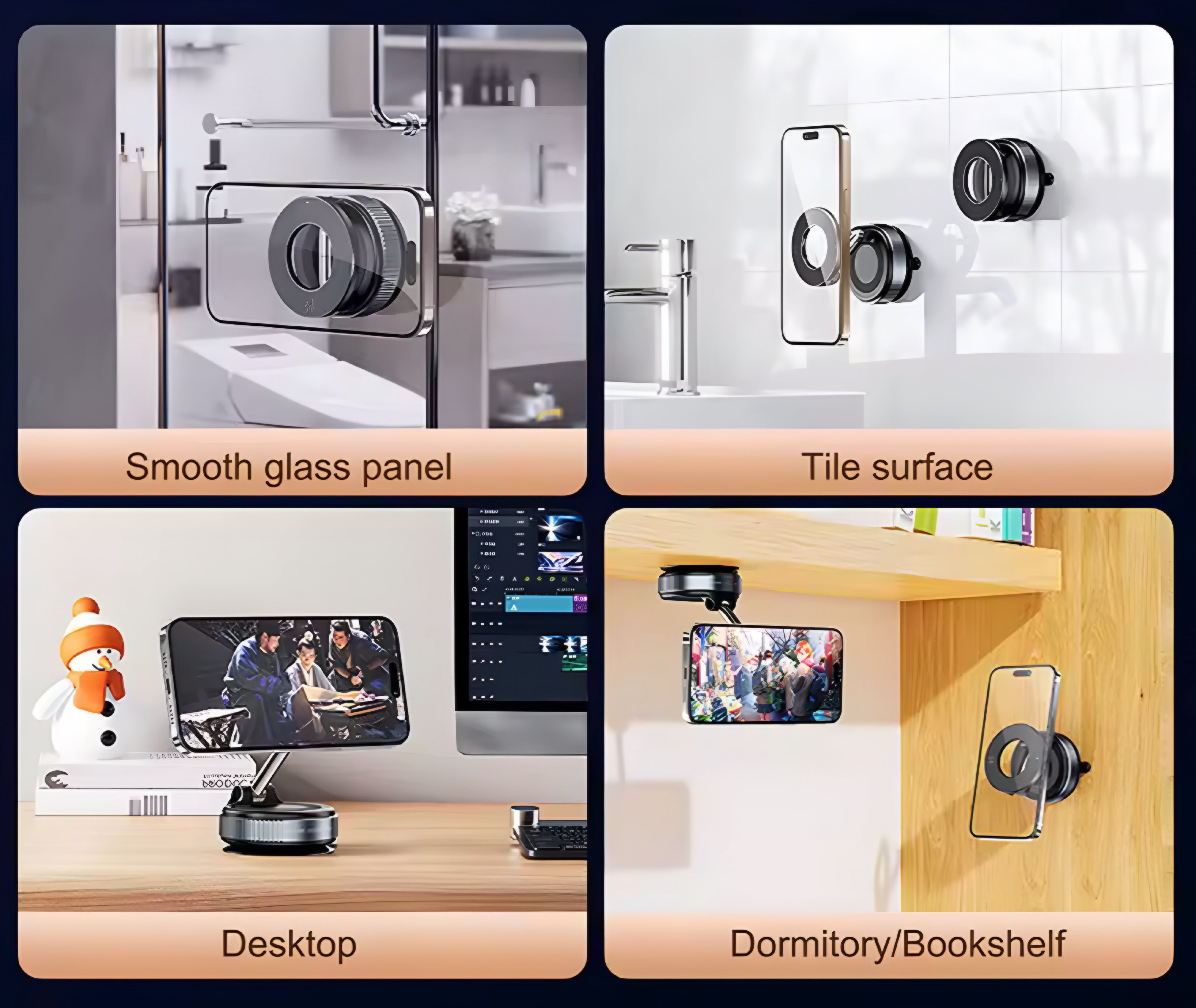 Magnetisk Bilhållare för Mobil – Stark, Hopfällbar & Justerbar