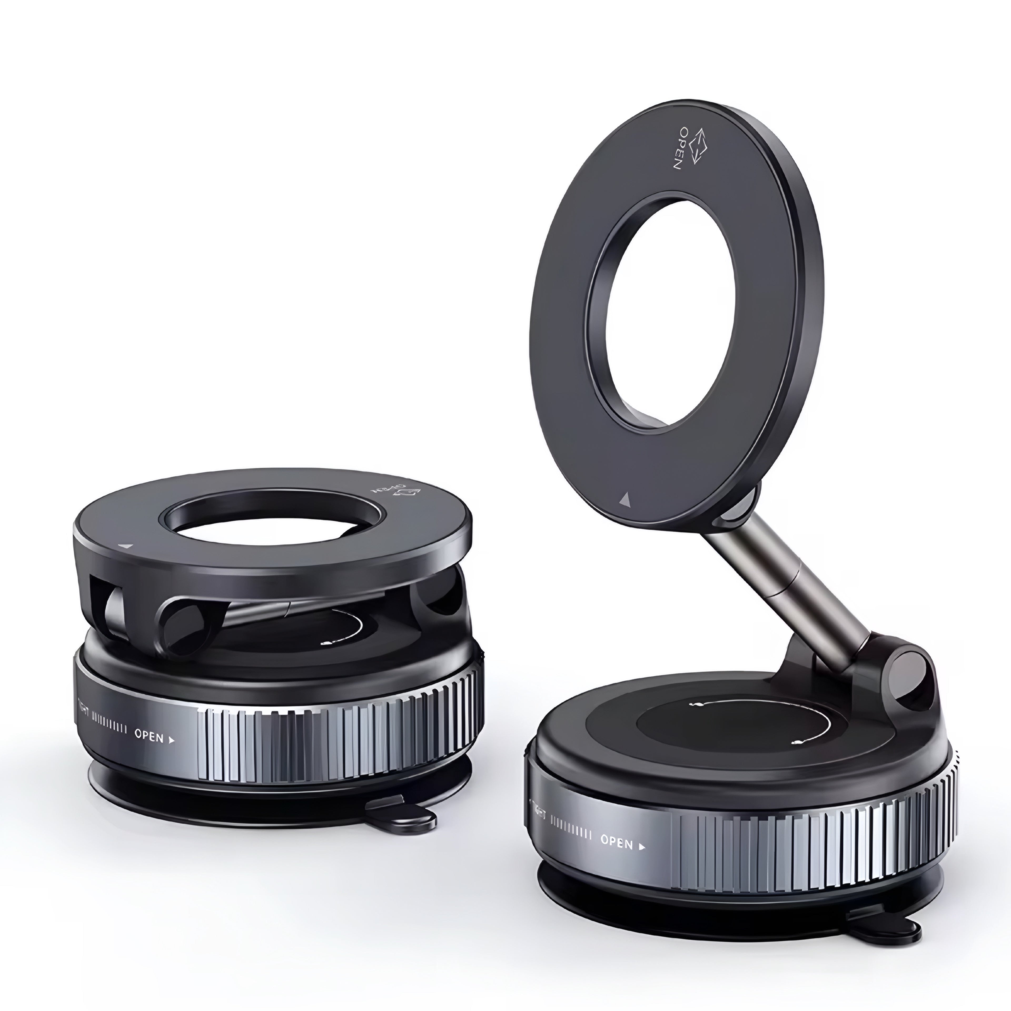 Magnetisk Bilhållare för Mobil – Stark, Hopfällbar & Justerbar