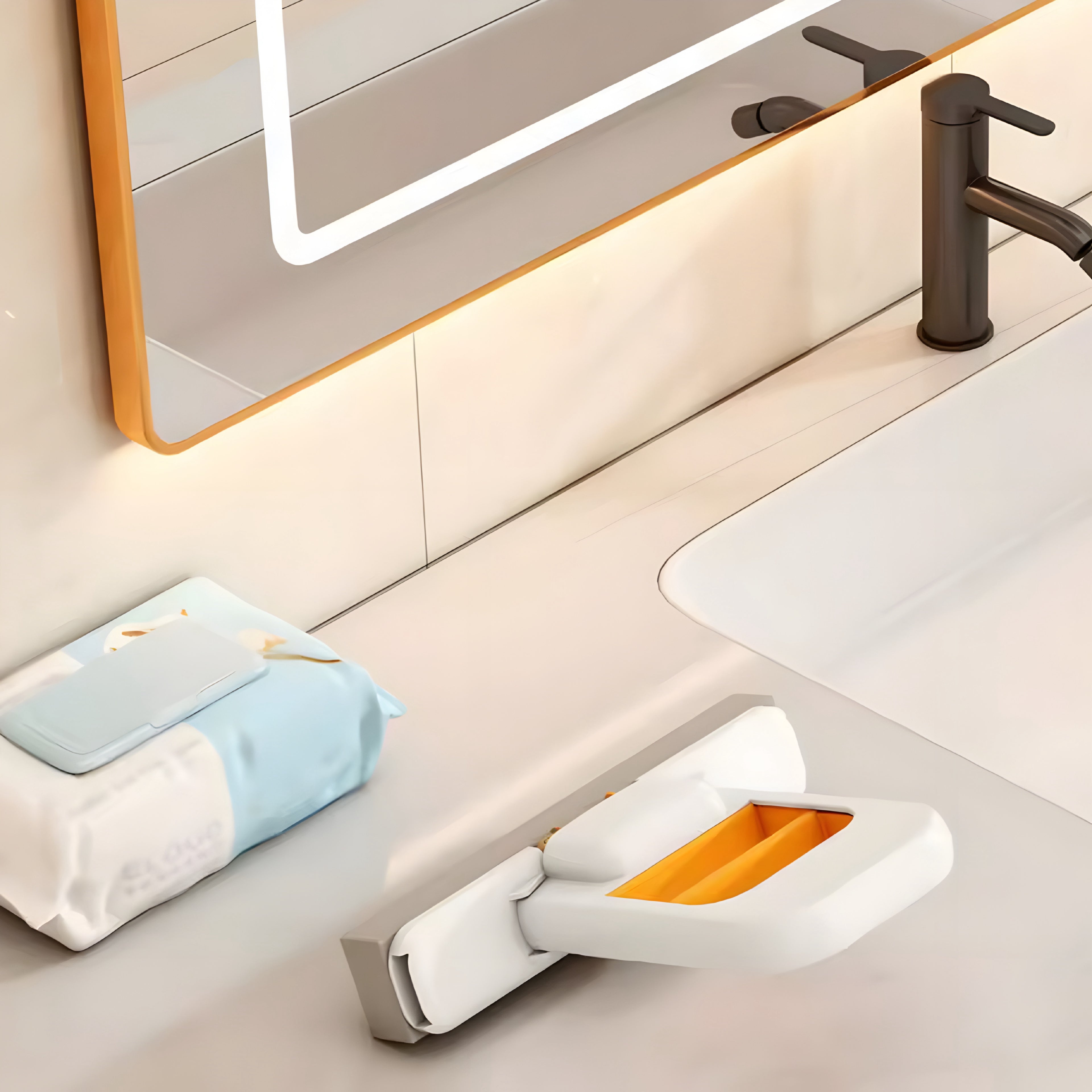 Mini Självpressande Mopp – Kompakt, Absorberande & Lättanvänd