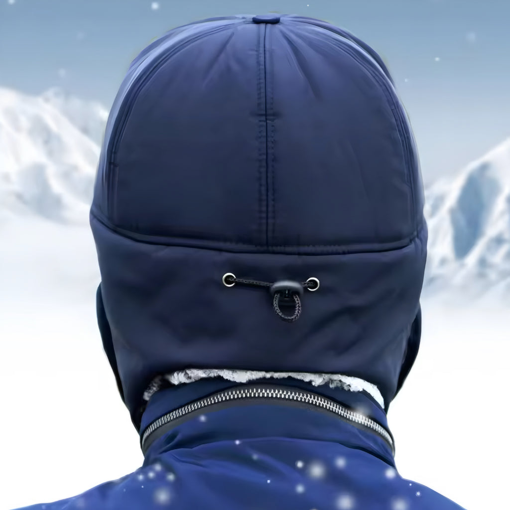 Vintermössa med Fuskpäls – Varm, Vindtät & Unisex
