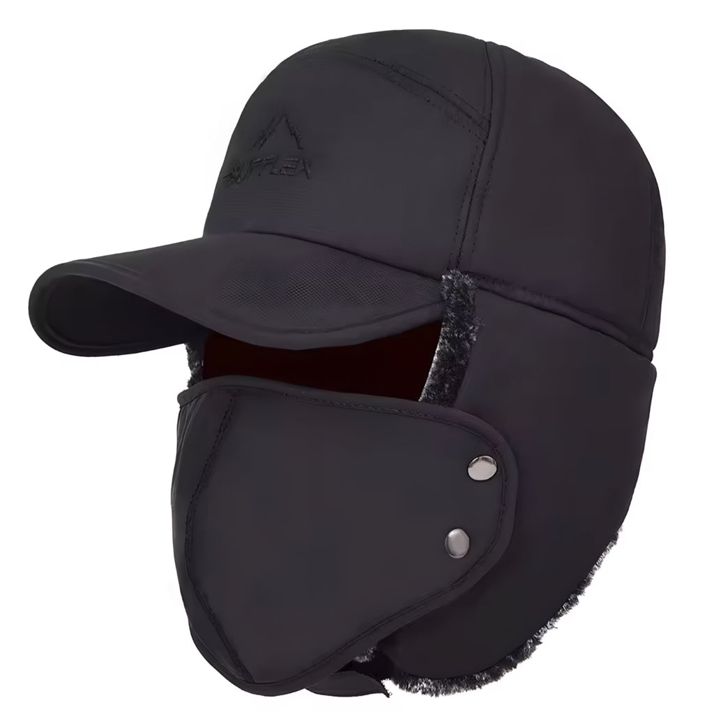 Vintermössa med Fuskpäls – Varm, Vindtät & Unisex