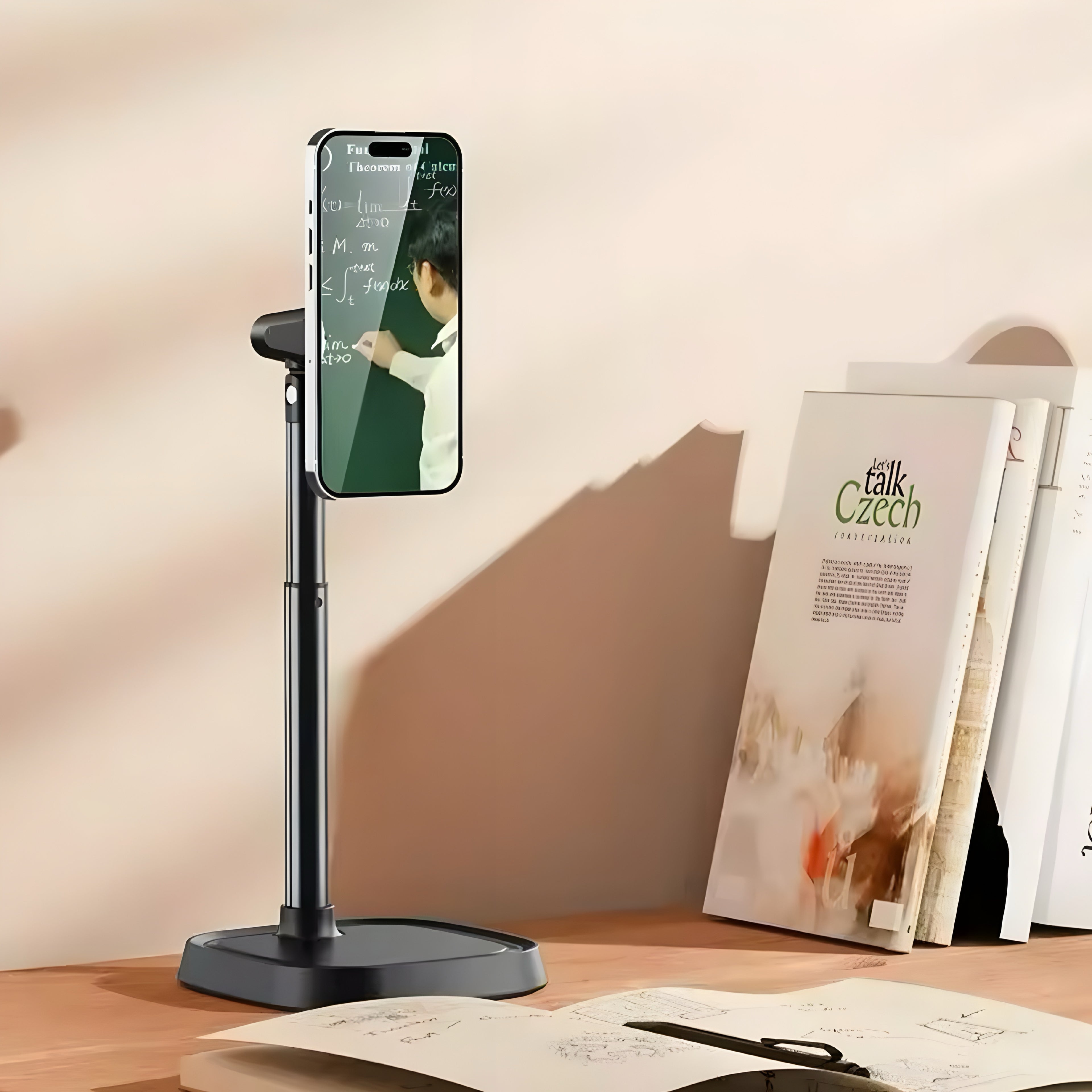 Aluminium Magnetisk Mobilhållare – Justerbar & Minimalistisk