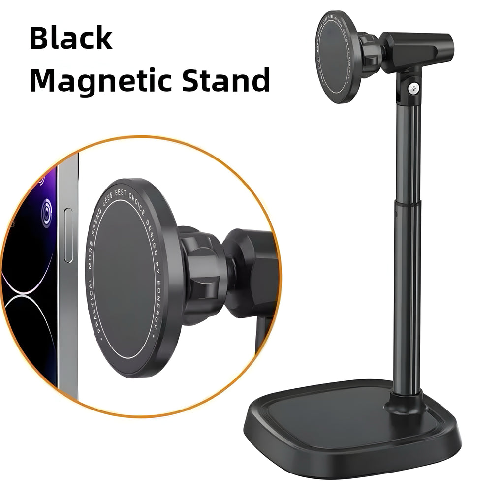 Aluminium Magnetisk Mobilhållare – Justerbar & Minimalistisk