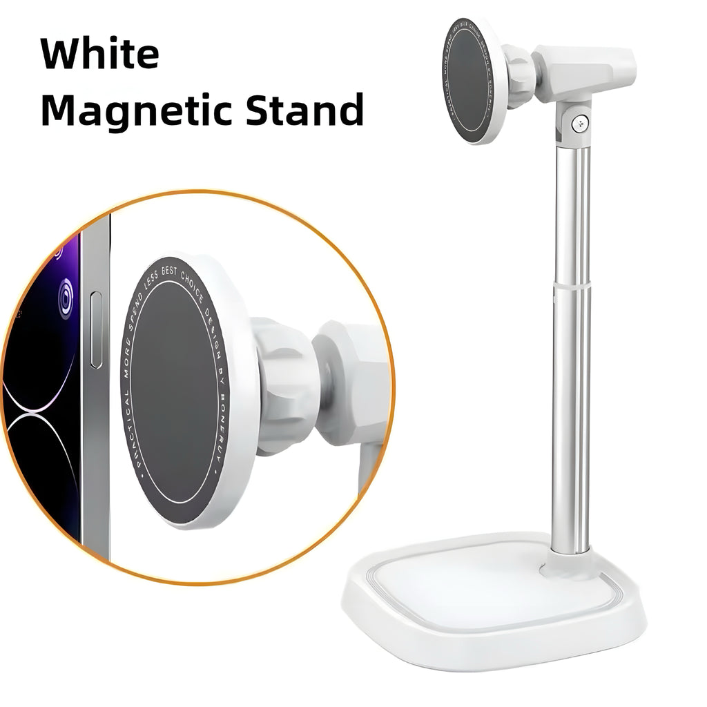 Aluminium Magnetisk Mobilhållare – Justerbar & Minimalistisk