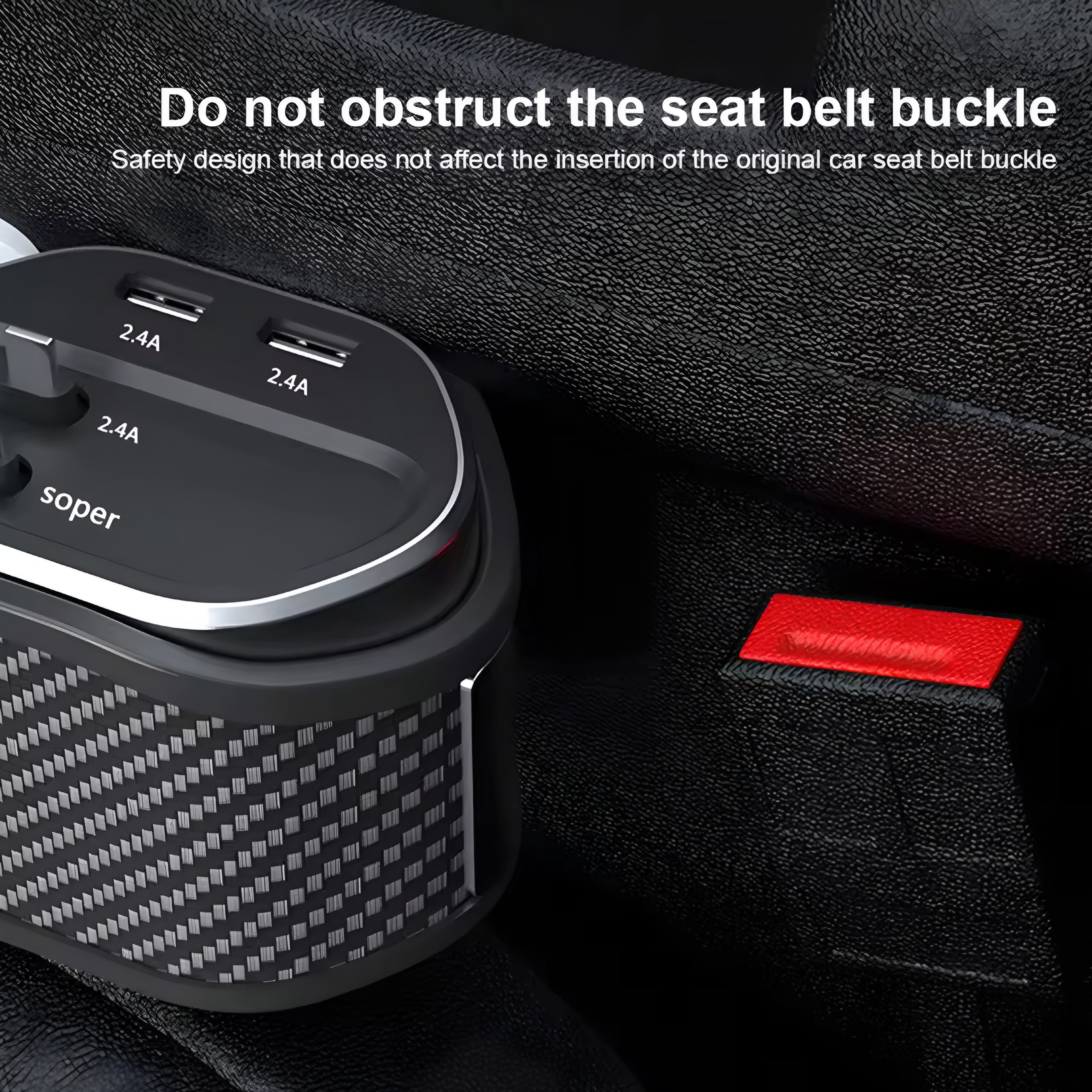 Car Seat Gap Organizer – Smart Förvaring & Laddning