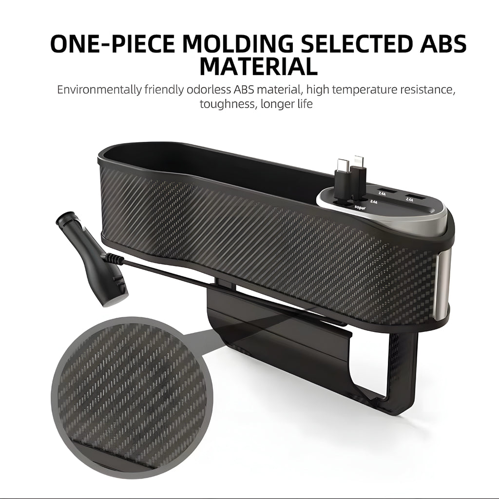 Car Seat Gap Organizer – Smart Förvaring & Laddning