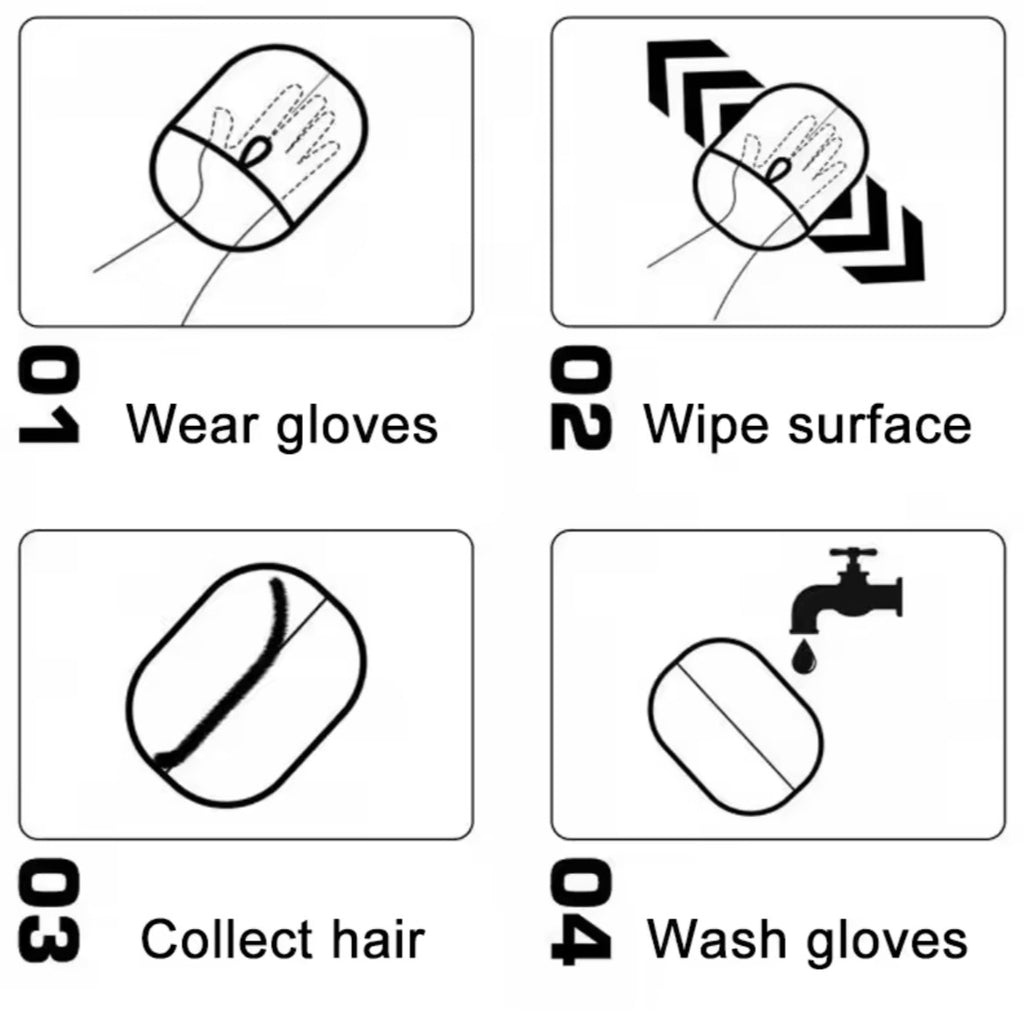 Hårborttagningshandske för Husdjur – Smidig Vård och Städning