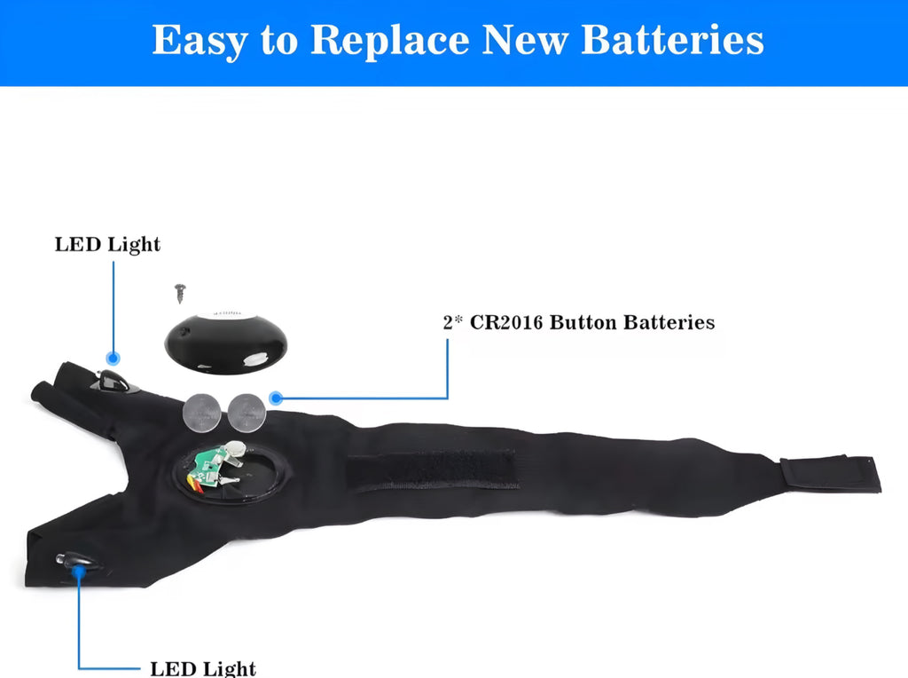 Hands-Free LED-Handske – Ljus för Nattaktiviteter