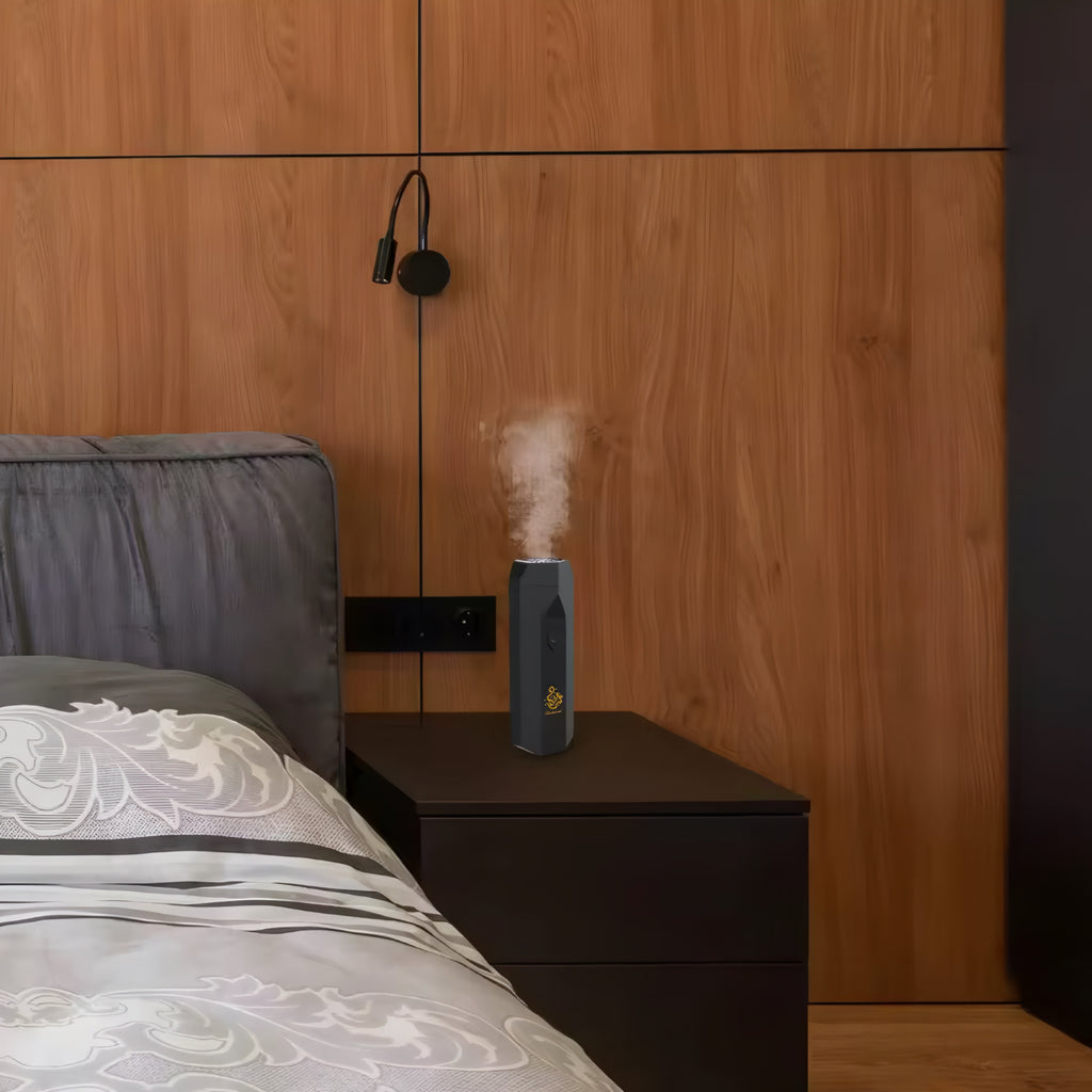 2-i-1 Elektrisk Rökelse- och Hårkam – Avkoppling & Fräschhet Överallt