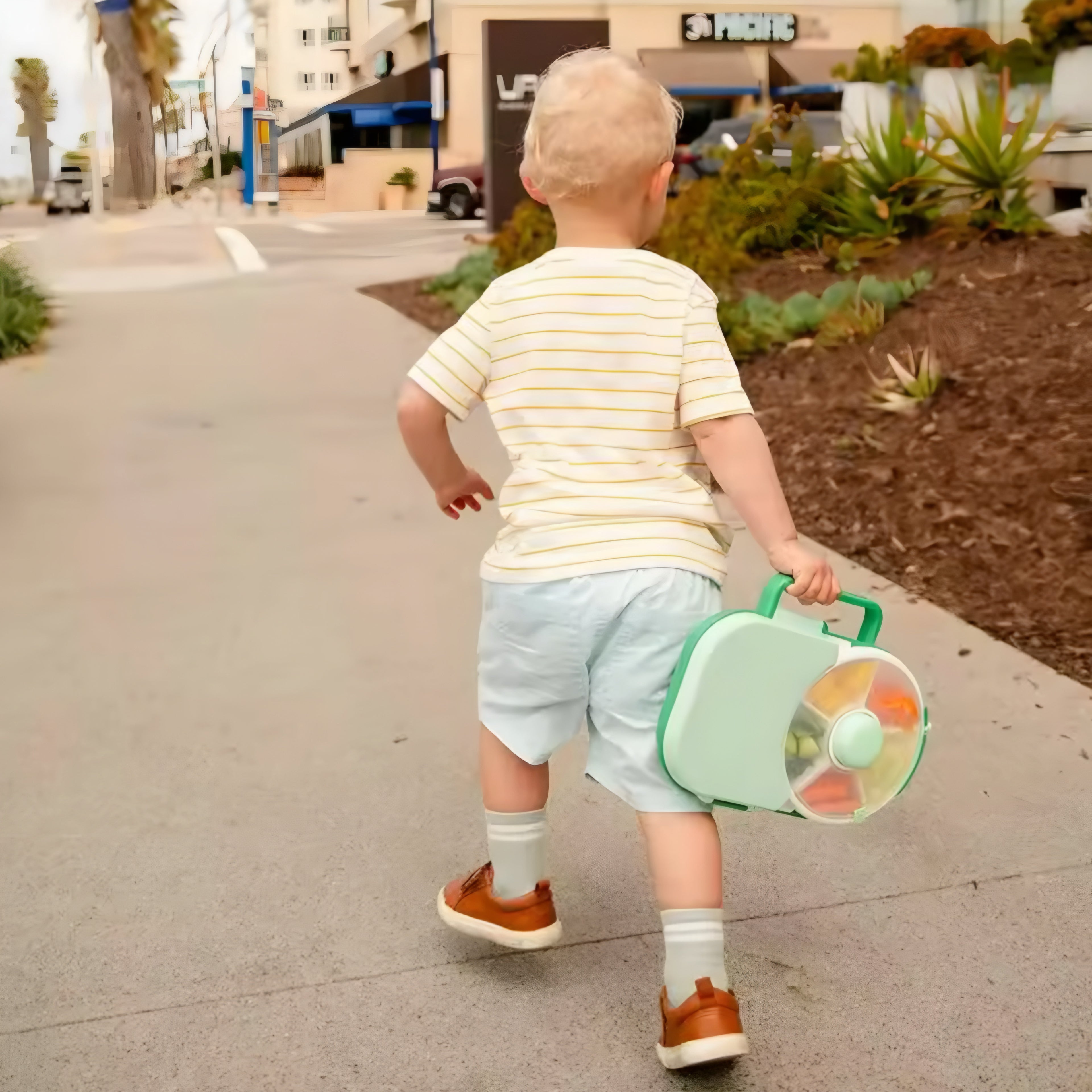 Barns Roterande Lunchlåda med Snacksnurra